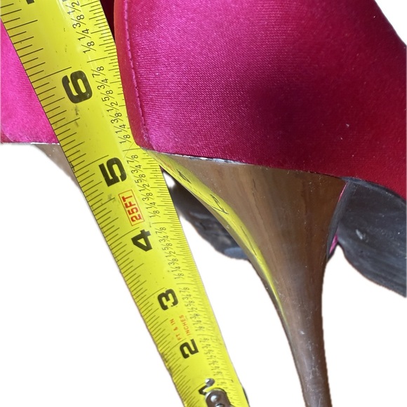 Deb Stiletto Heels Hot Pink Size 7 - Picture 5 of 11